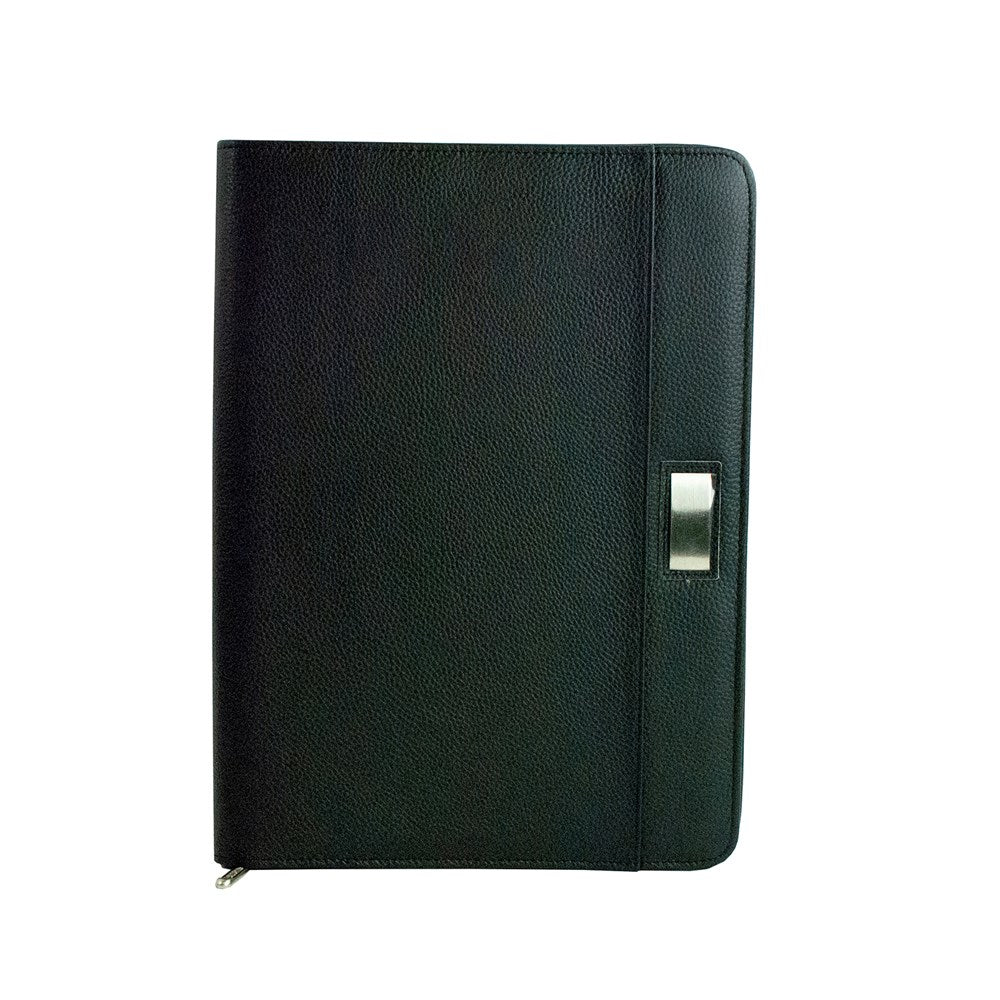 Schwarze Lederkonferenzmappe