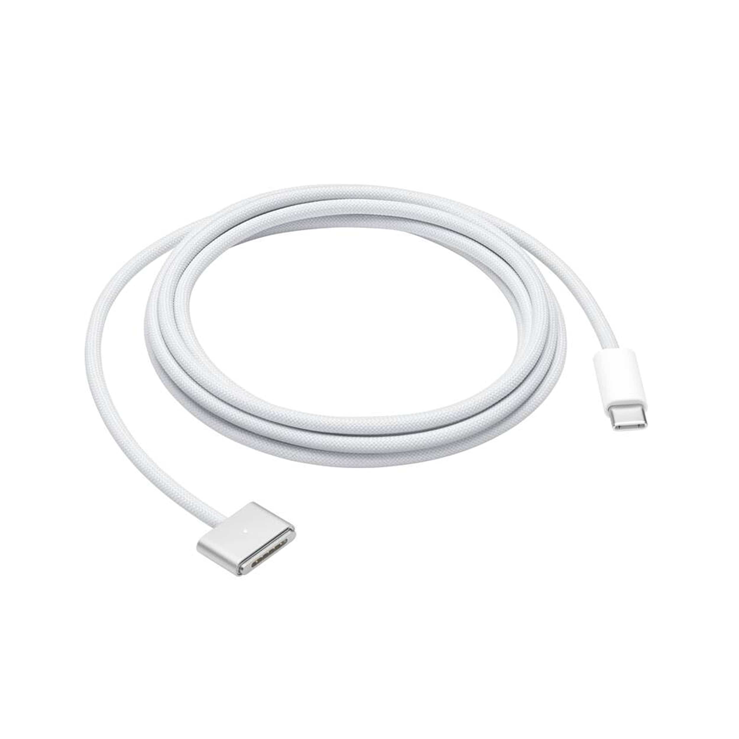 Weisses USB‑C auf MagSafe 2 Kabel