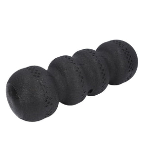 Schwarze, gewellte Faszienrolle