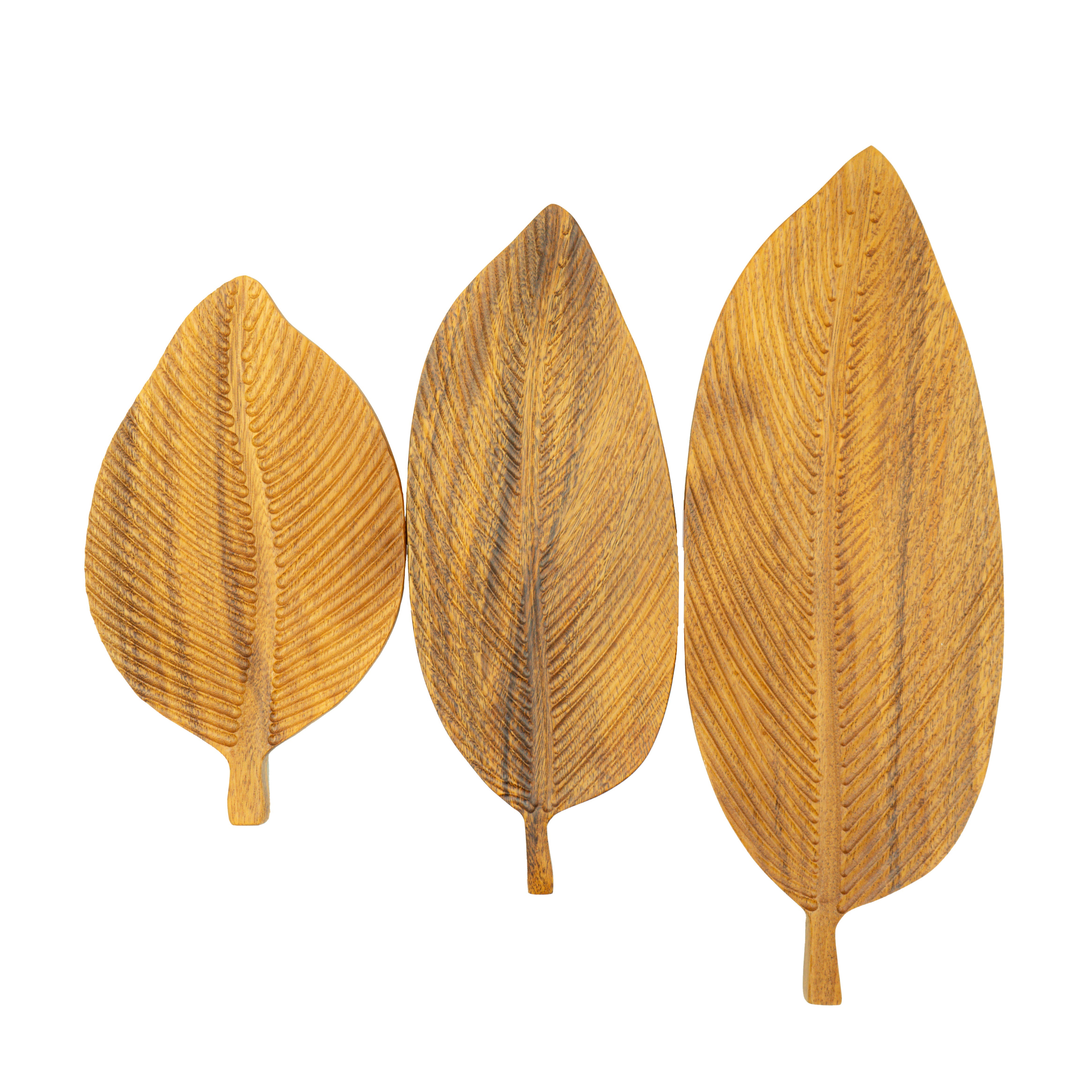 Servierplatte "Blatt" 3er Set