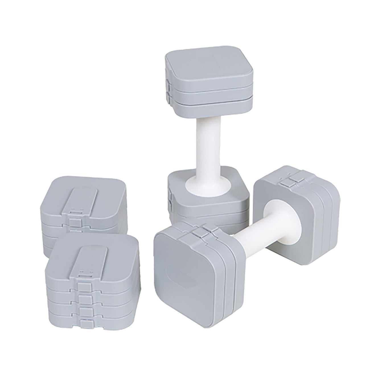 Verstellbare Hanteln mit Klick-System