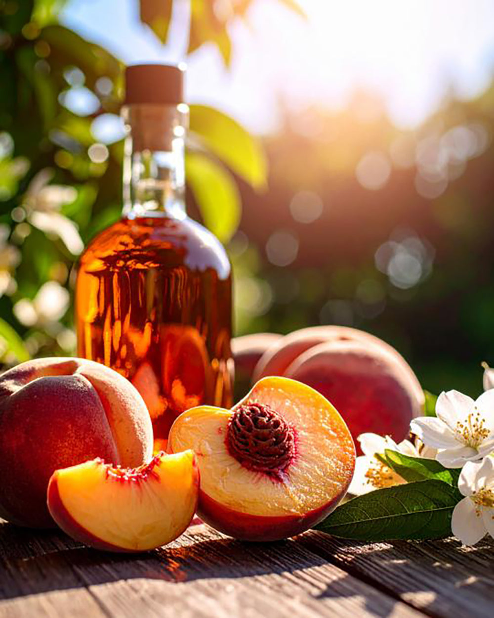 Duft von Pfirsich und Rum