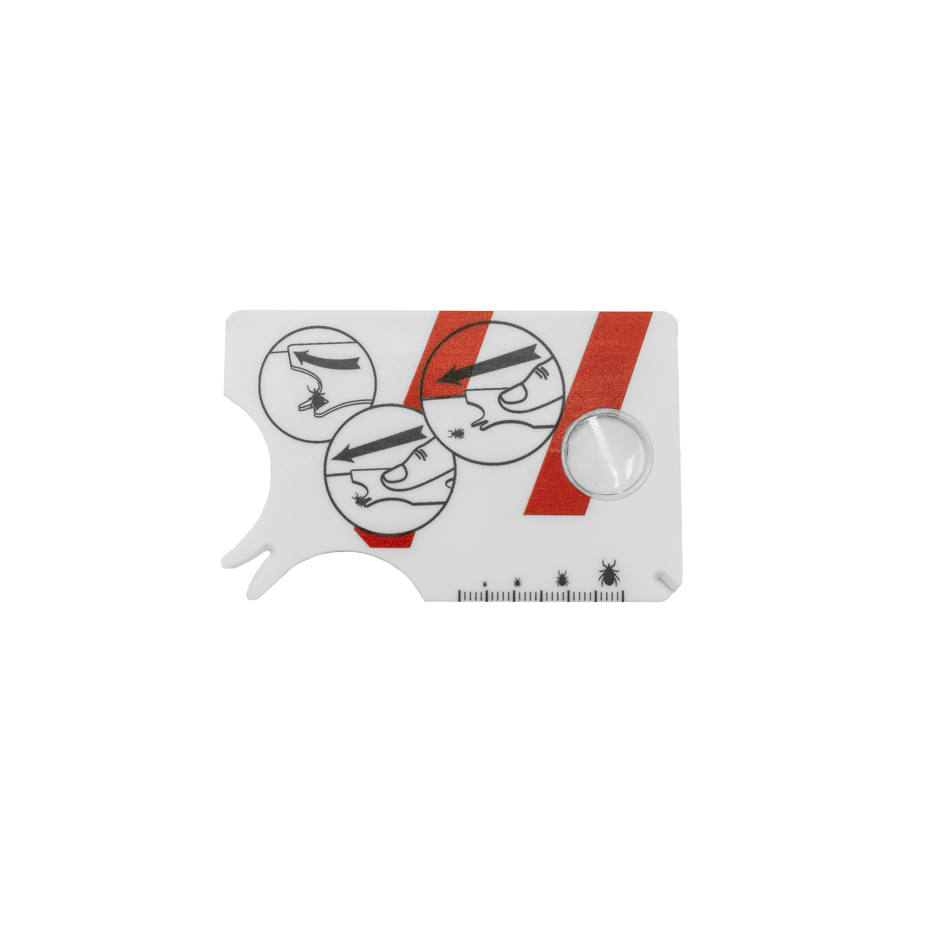 Zeckenkarte mit Symbolen