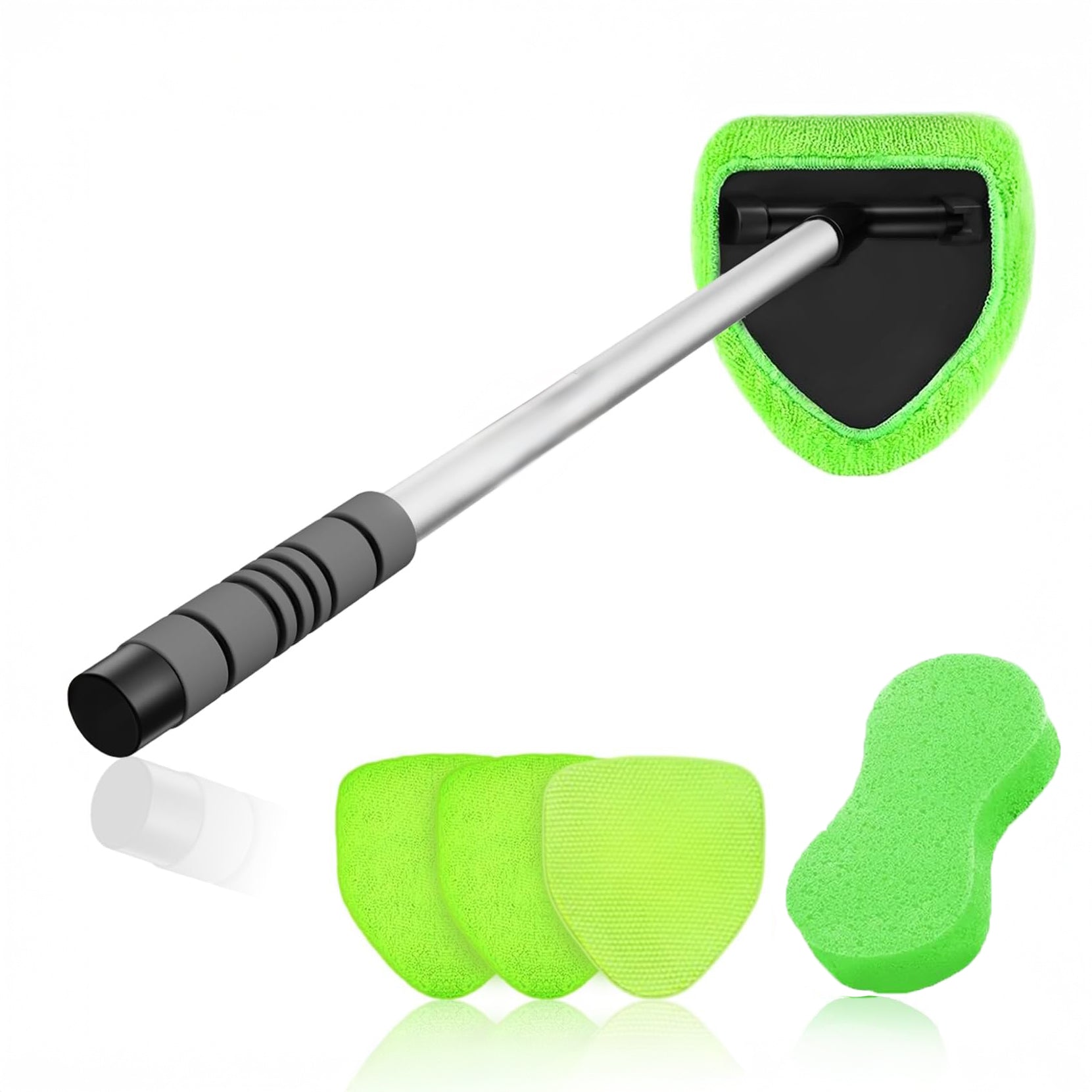 Scheibenwischer, Ersatz-Mikrofaserüberzüge und Schwamm