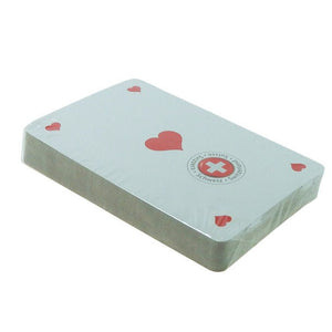 Französische Jass Spielkarten schräg von oben