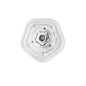 Weisses Mop-Board für Staubsauger von oben