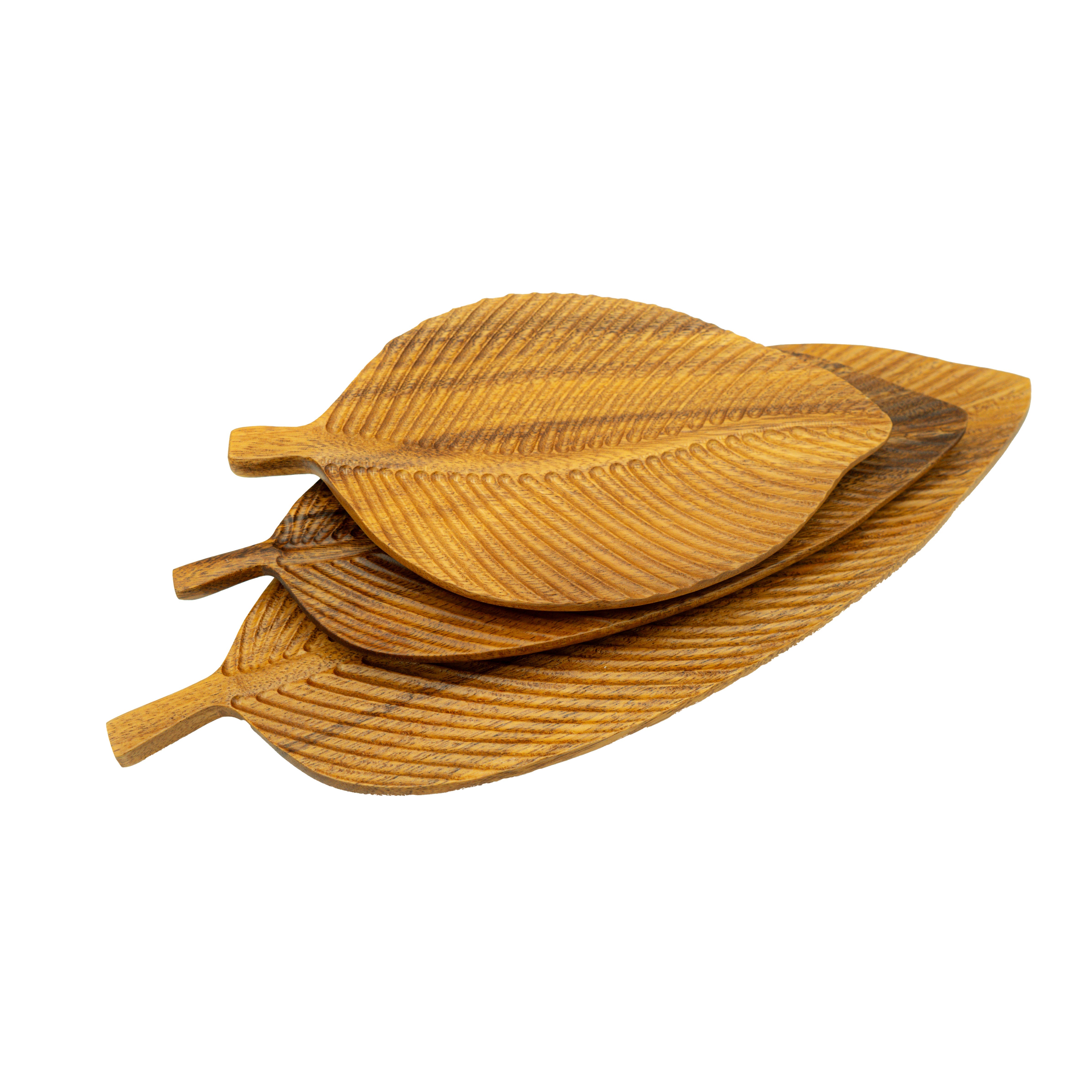 Servierplatte "Blatt" 3er Set