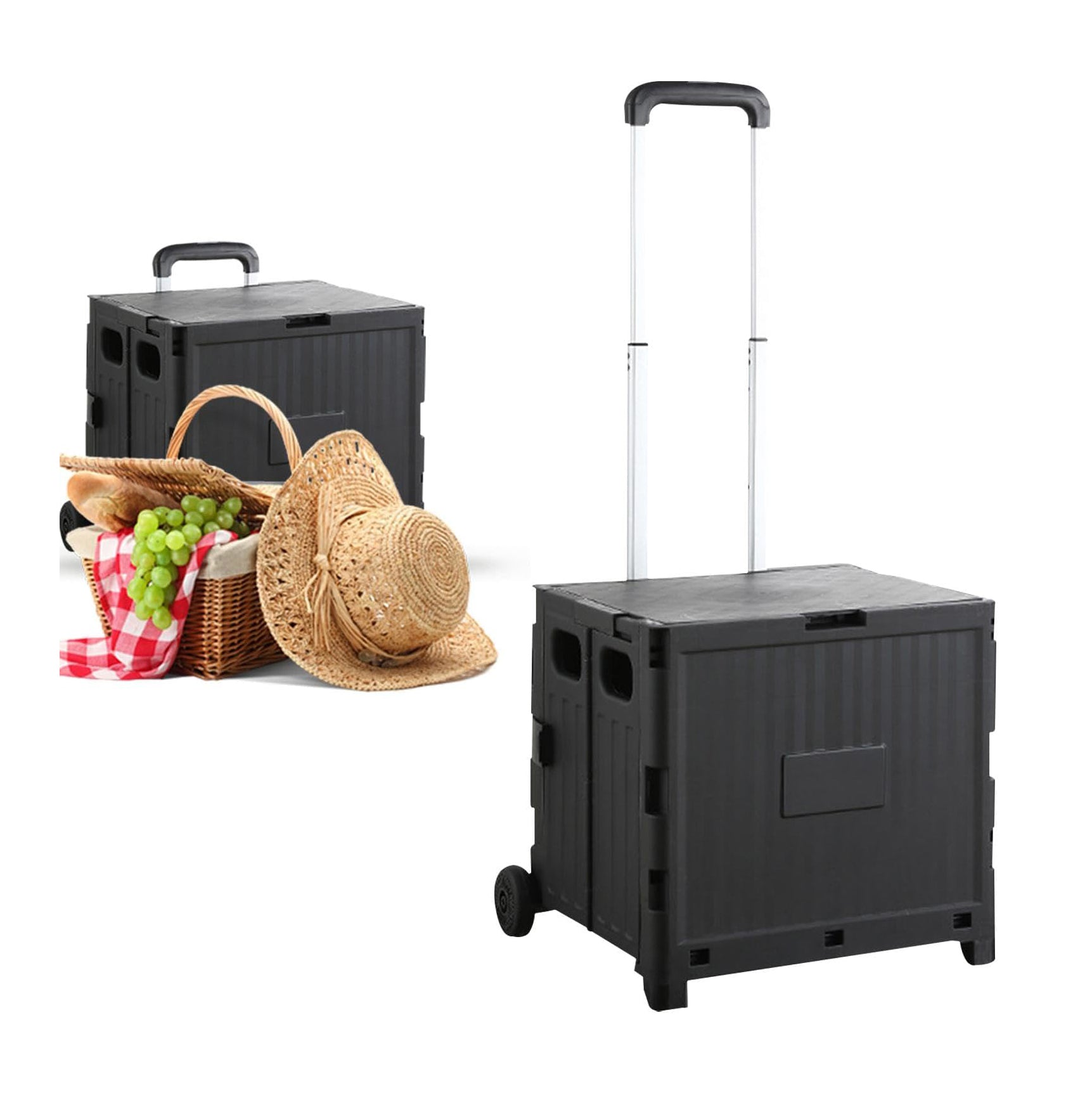 Faltbarer Einkaufstrolley 60L