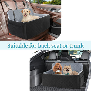 Hundeautositz und Hunde 