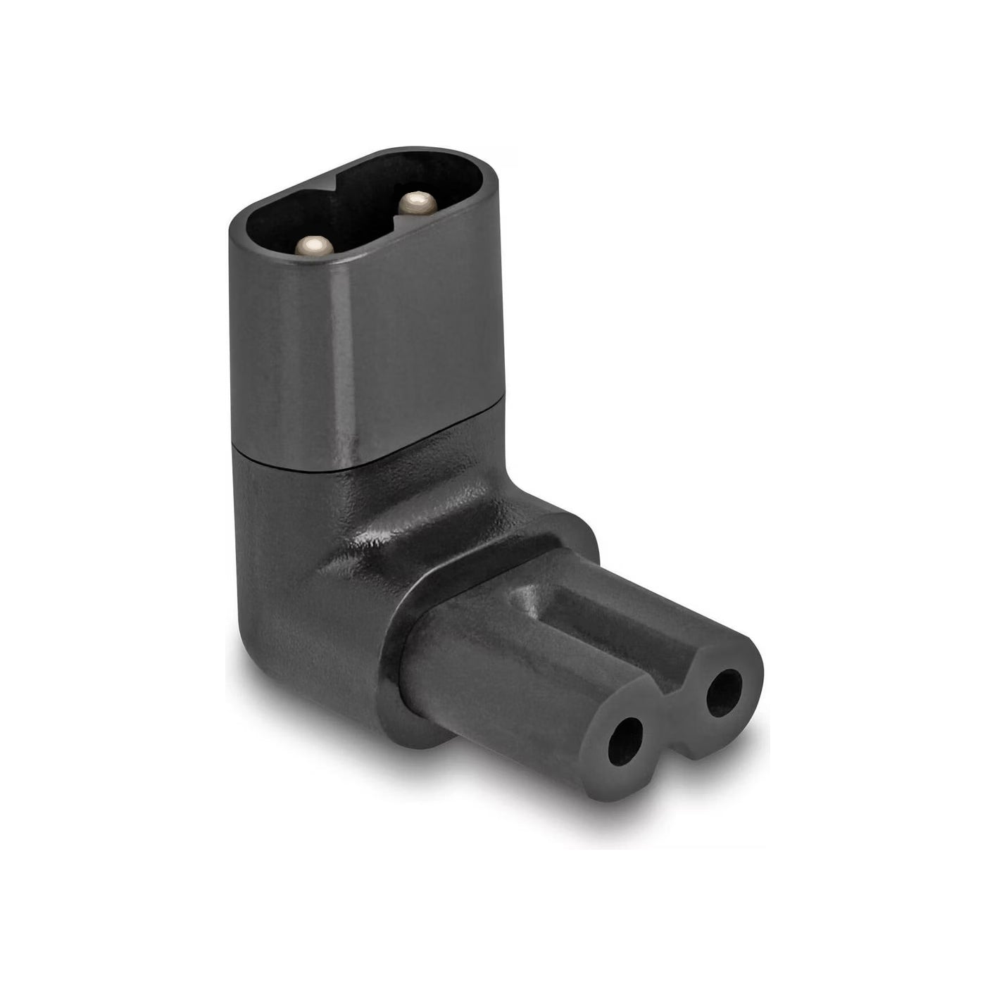 Adapterstecker C7 - C8, frontal gewinkelt